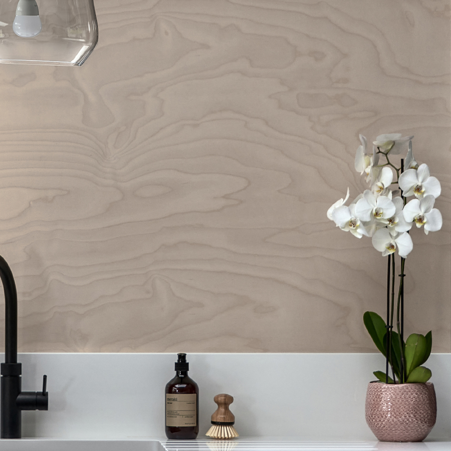 Moreton Birch Plywood Feature Wall