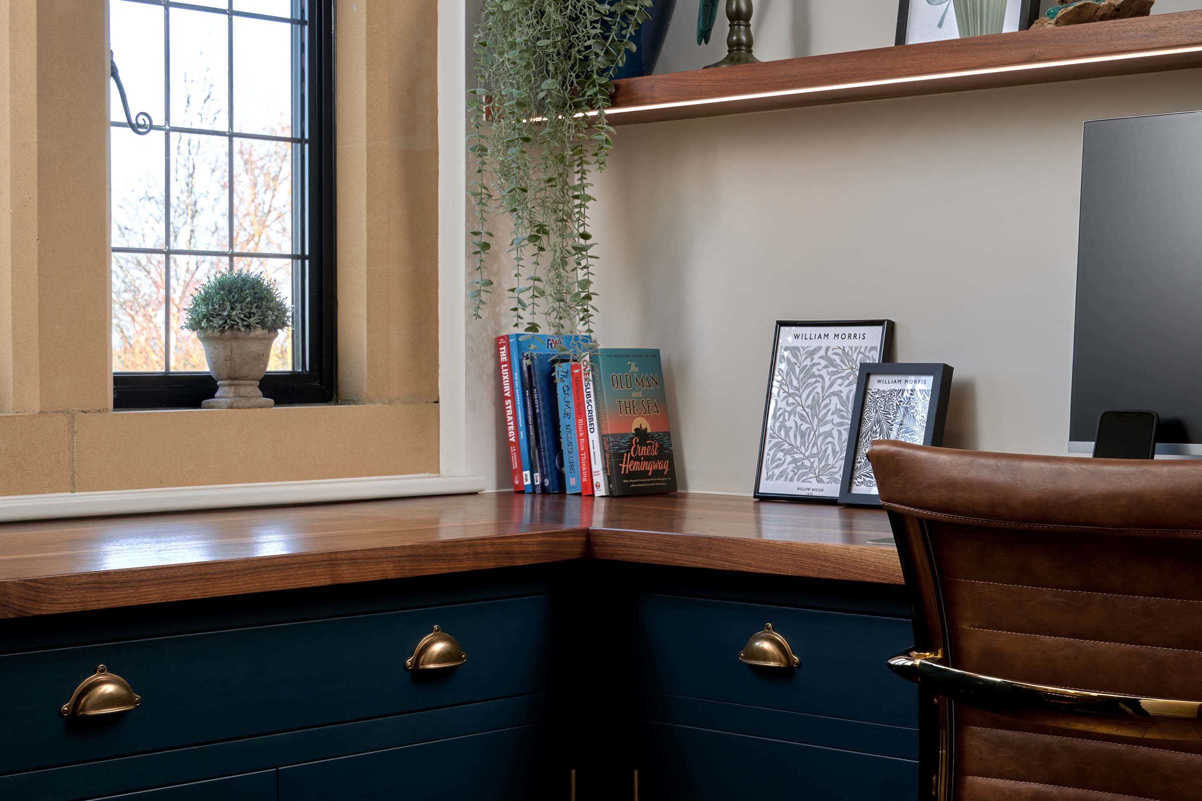 Bespoke handcrafted home office