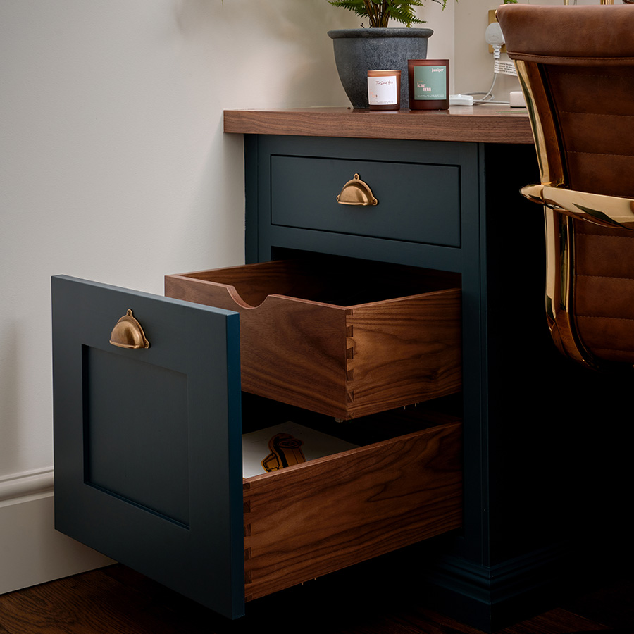 Bespoke handcrafted home office storage